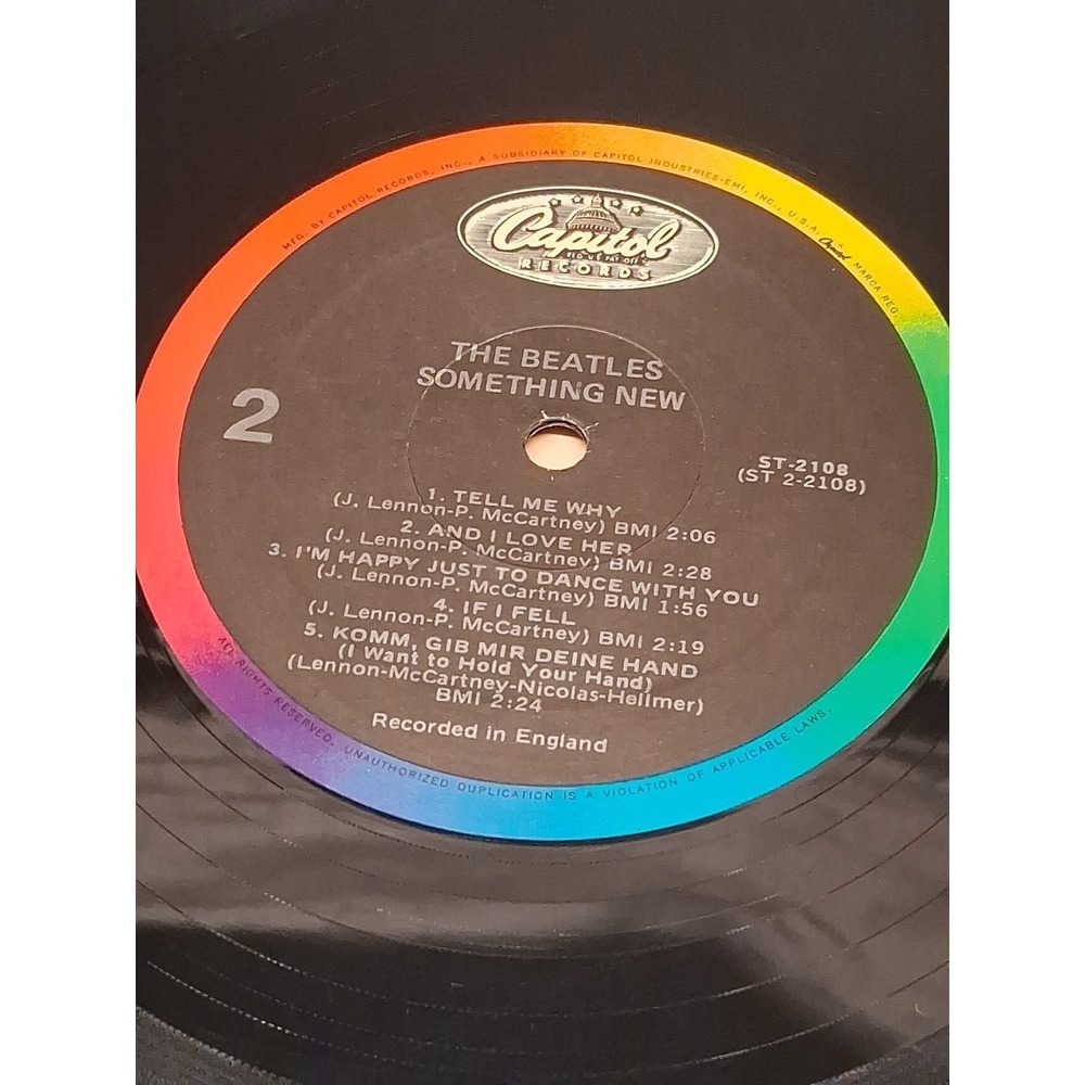 The Beatles – Something New - Capitol ST-2108 Rock Vinyl LP Record Album - Picture 14 of 16